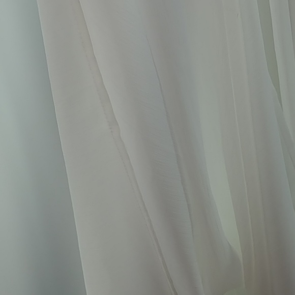 White Flowy Colorful Bohemian Embroidered Dress - Picture 7 of 8